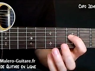 Comment jouer "Mistral Gagnant"  à la Guitare - cours N°1