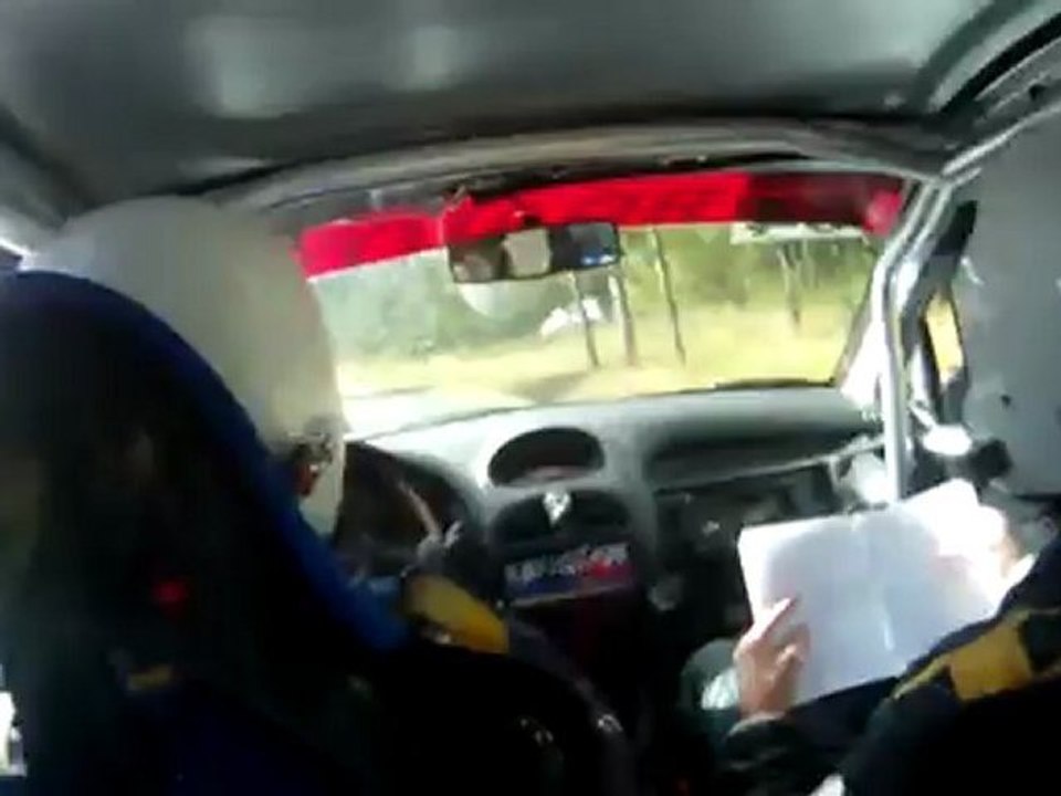 rallye de fayence 2012 es 2 comps trigance n°64 peugeot 206