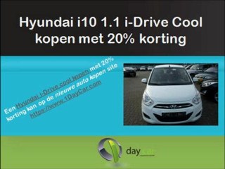 Hynudai i10 kopen met 20% korting