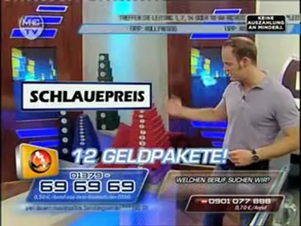 Schauspieler bei der Wasserkühlkörper-Suche VIVA 14.07.08