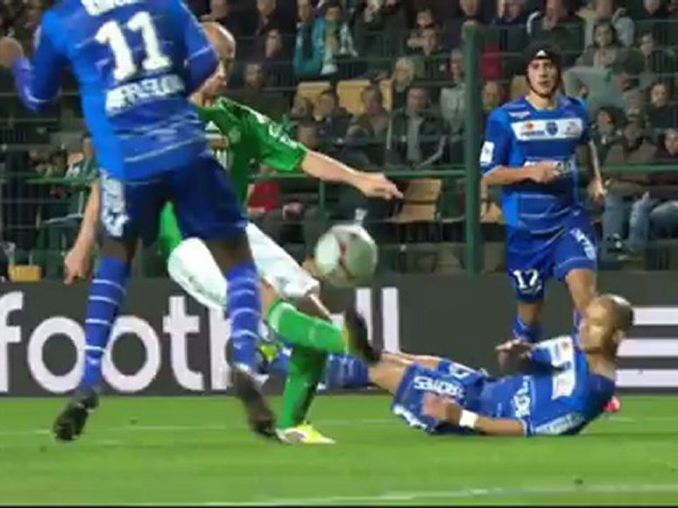 But Renaud COHADE (46ème) - AS Saint-Etienne - ESTAC Troyes (2-0) - saison 2012/2013
