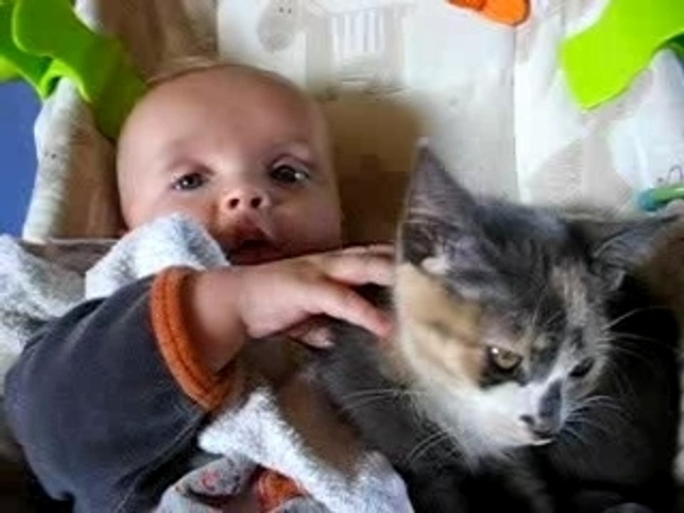 Klein mannetje en klein poesje