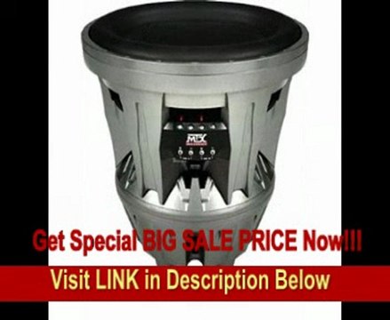 BEST BUY T9922-22 - MTX Audio 22 6000 Watt Jackhammer Subwoofer