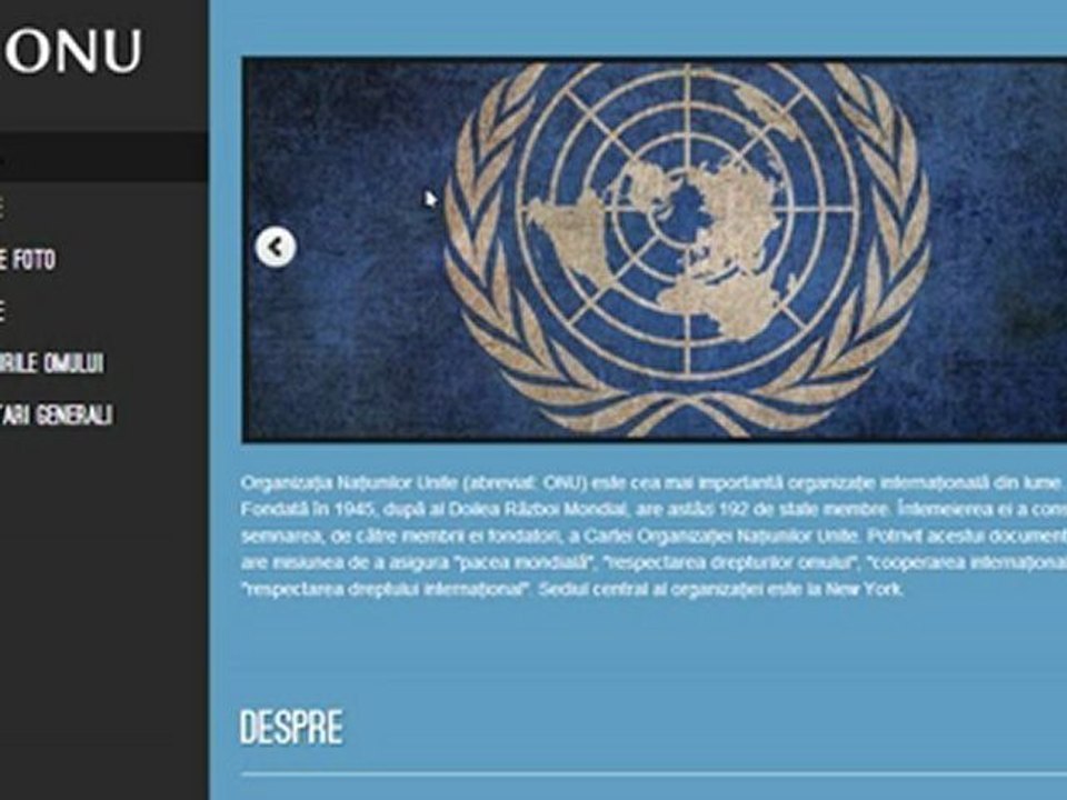 Atestat Informatica - Organizatia Natiunilor Unite