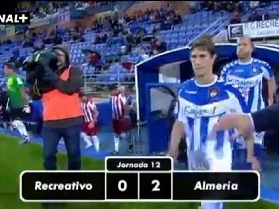 Liga Adelante  Recreativo 0  Almería 2