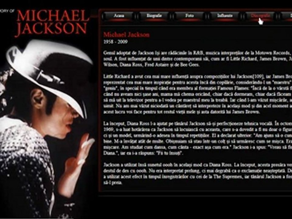 Atestat Informatica - Michael Jackson