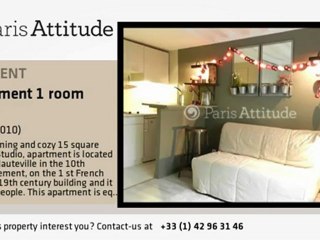 Studio Apartment for rent - Grands Boulevards/Bonne Nouvelle