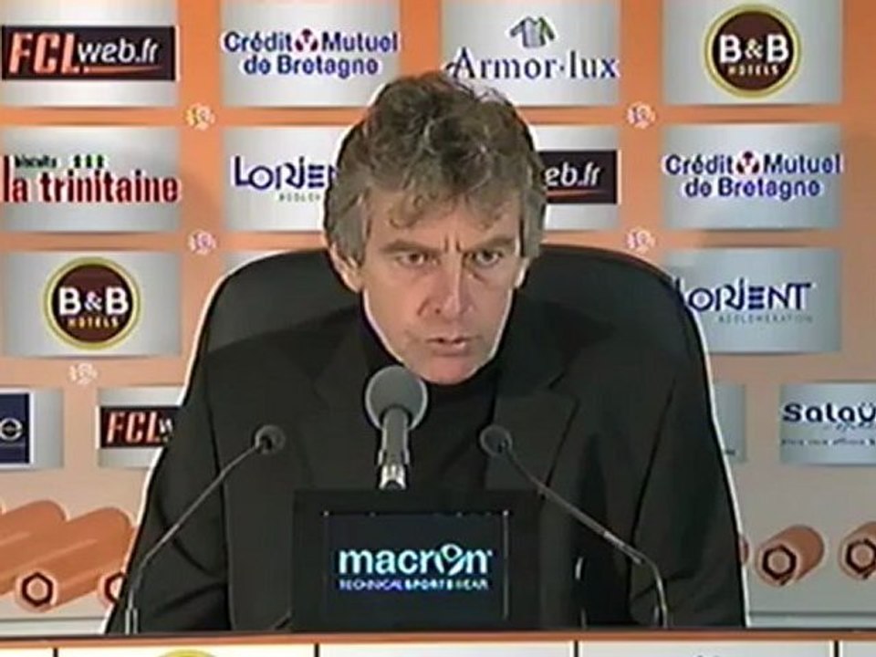 La conférence post Lorient-Bordeaux