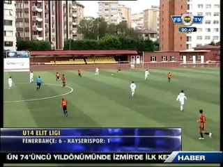 10 Kasım 2012 U14 Elit Akademi Ligi Fenerbahçe 6 - 1 Kayserispor