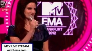 #Lana Del Rey presents 2012 MTV Europe Music Awards