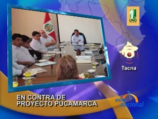 Tacna Autoridades en desacuerdo con inicios del proyecto Pucamarca de MINSUR