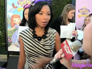 Angel Parker at Disney's Sofia The First: Once Upon a Princess Premiere @AngelParker