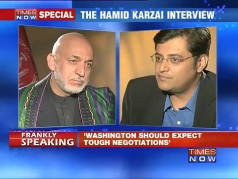 Hamid Karzai on Frankly speaking with Arnab Goswami - Part 2 of 2