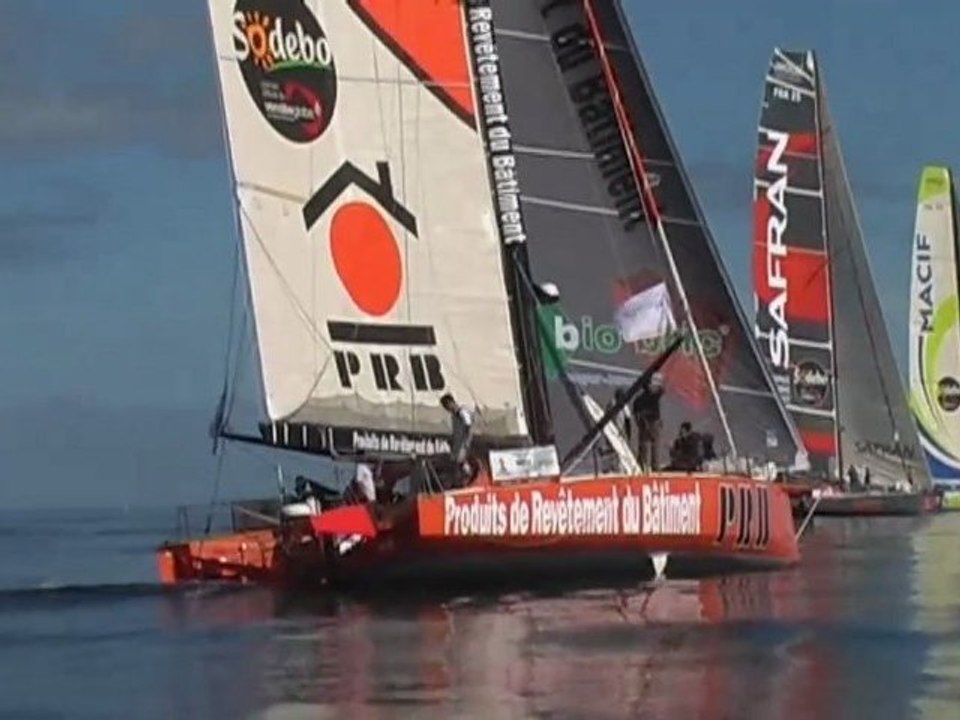 Les IMOCA dans l'attente du Vendée Globe