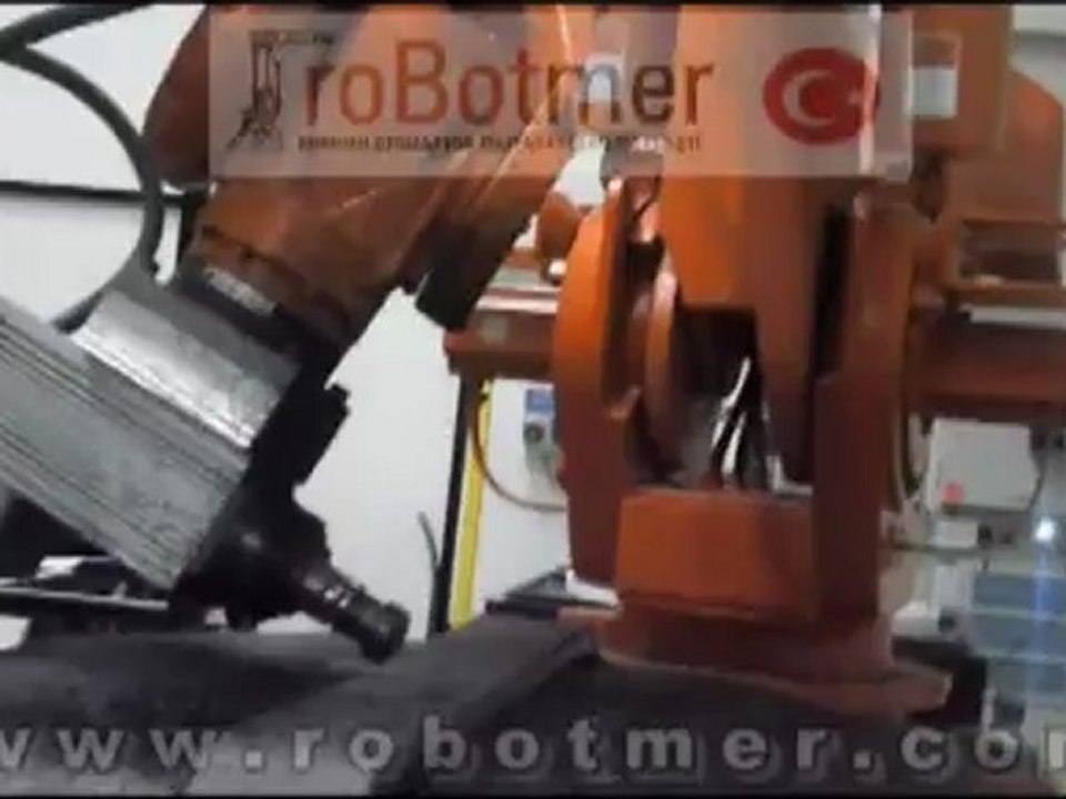 ABB IRB 6400 ROBOT MILLING SYSTEM - FREZELEME PLASTIK KESIM