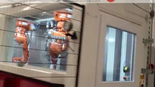 ABB IRB 2600 ROBOT WATERJET CUTTING BOX   Robot su jeti
