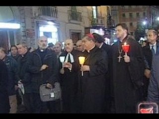 Napoli - Sepe contro i clan Camorristi mai in chiesa, neanche da morti (live 09.11.12)