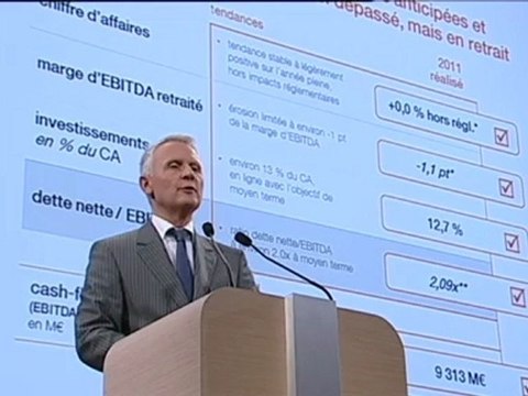 AG 2012 de France Télécom - Les temps forts : résultats financiers consolidés