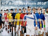 Barclays England 2012 Final Djokovic vs Federer Live Streaming