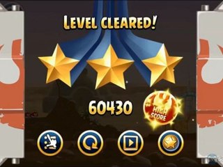 Angry Birds : Star Wars - Chapitre 1 : niveau 4.