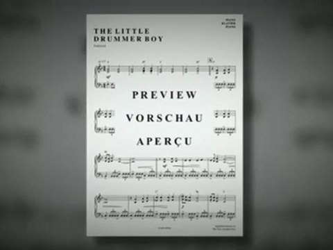 Noten bei notendownload - The little drummer boy (Christmas-Song)