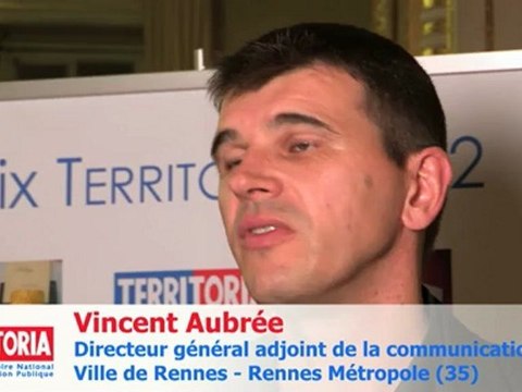 Prix TERRITORIA 2012 : Vincent AUBREE