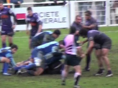 Rugby : Strasbourg Vs Bourg en Bresse 2012-2013 federale 1