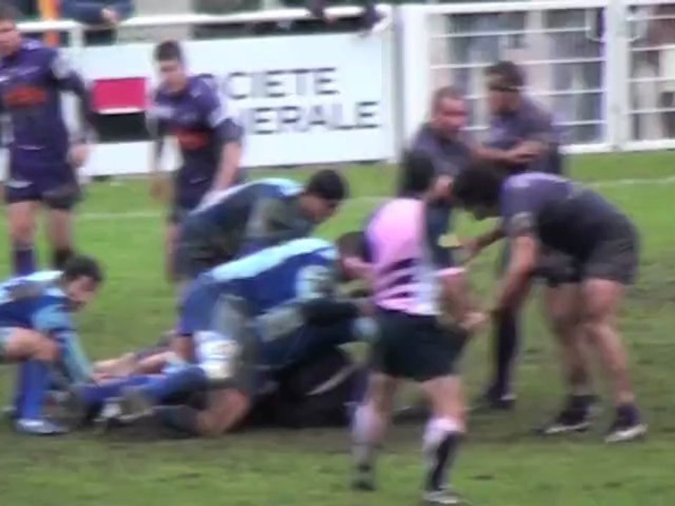Rugby : Strasbourg Vs Bourg en Bresse 2012-2013 federale 1