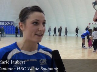 interview  Marie Jaubert (HBC Val de Boutonne)