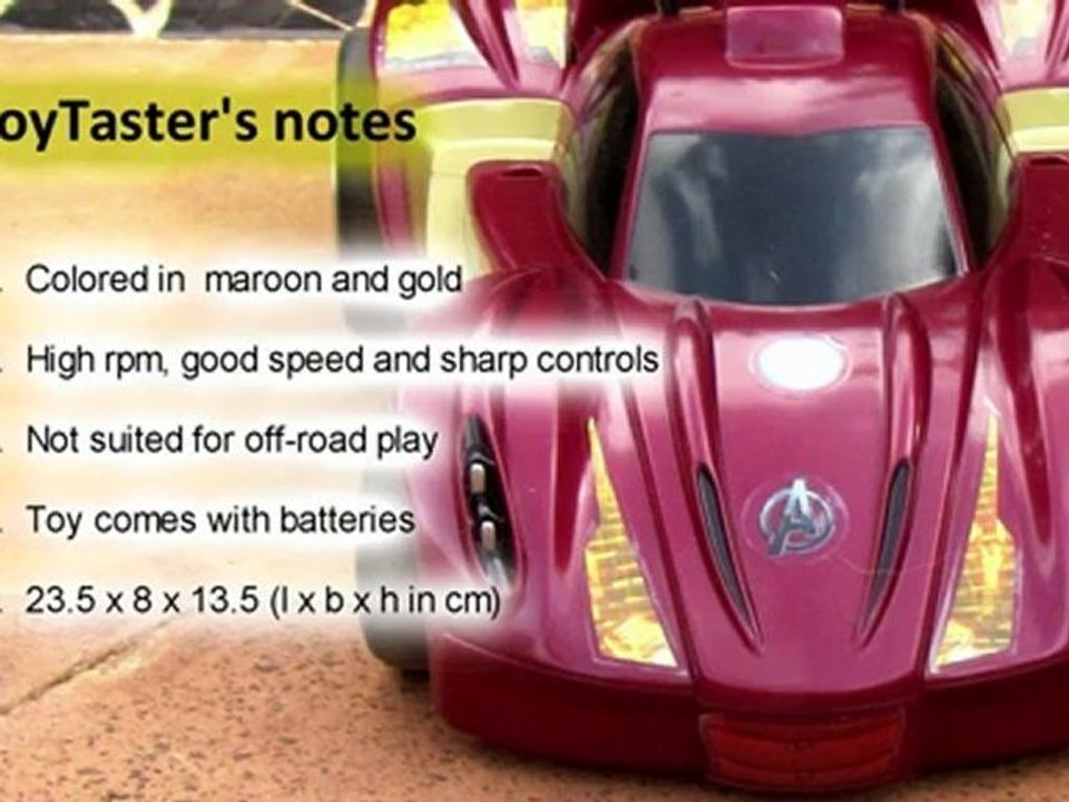 Majorette | Avengers Iron Man Thunder Racer RC Car