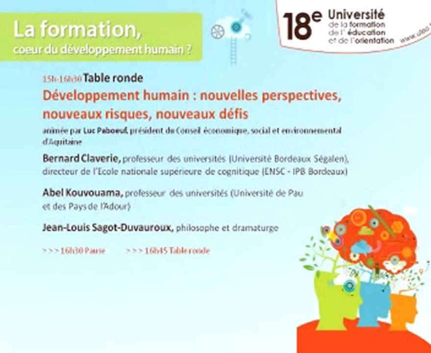 Développement humain : Nouvelles perspectives, nouveaux risques, nouveaux défis