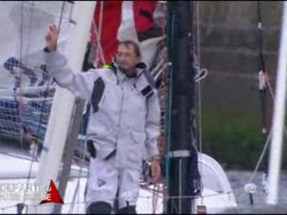 Vendée Globe 2012 : Dominique Wavre - Mirabaud, le départ