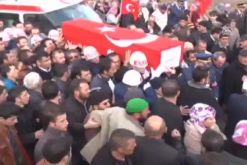 Şehitlerimizi uğurladık