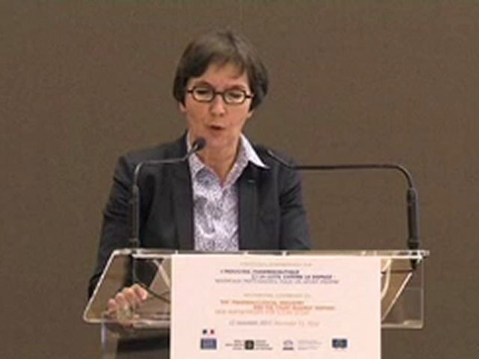 Valérie Fourneyron :  Conférence internationale sur l’industrie pharmaceutique et la lutte contre le dopage