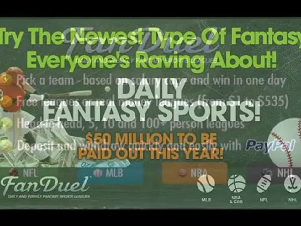 fantasy football league reviews | How Fanduel Works | Daily + Weekly Fantasy Sports Leagues