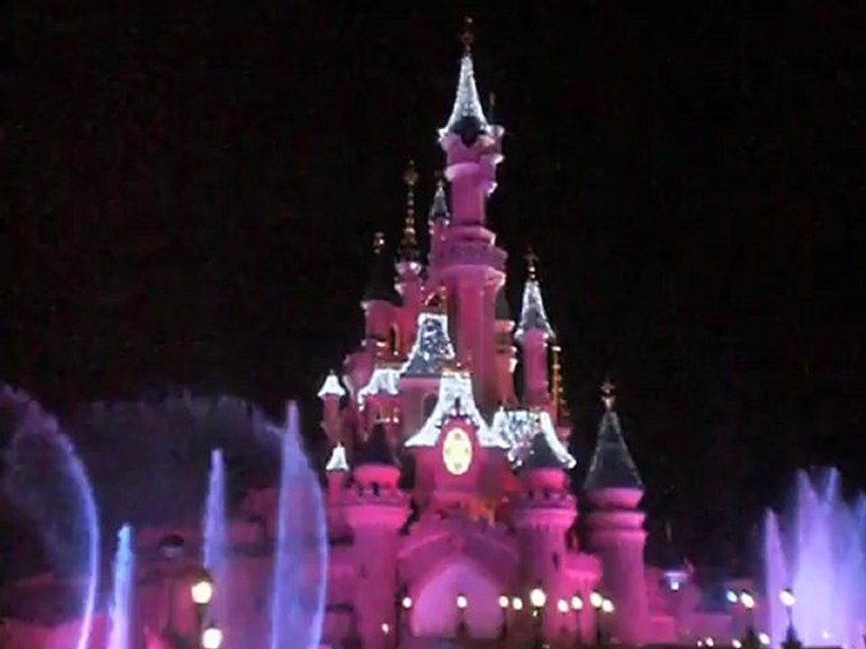 Disneyland Paris - Castle Lighting Ceremony 2012