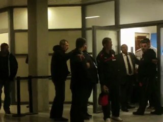 Η αποστολή του Ολυμπιακού ετοιμάζεται να αποχωρήσει από το ΟΑΚΑ