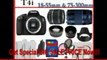 [SPECIAL DISCOUNT] Canon EOS Rebel T4i Digital 18 MP CMOS SLR Cameras -650D with Canon EF-S 18-55mm f/3.5-5.6 IS Lens & Canon EF 75-300mm f/4-5.6 III Telephoto Zoom Lens, SSE Premium SLR Lens Accessory Package