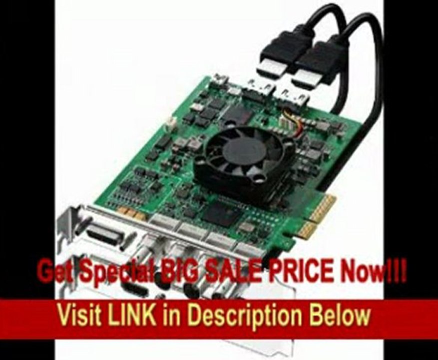 [REVIEW] Blackmagic Design DeckLink HD Extreme 3D+