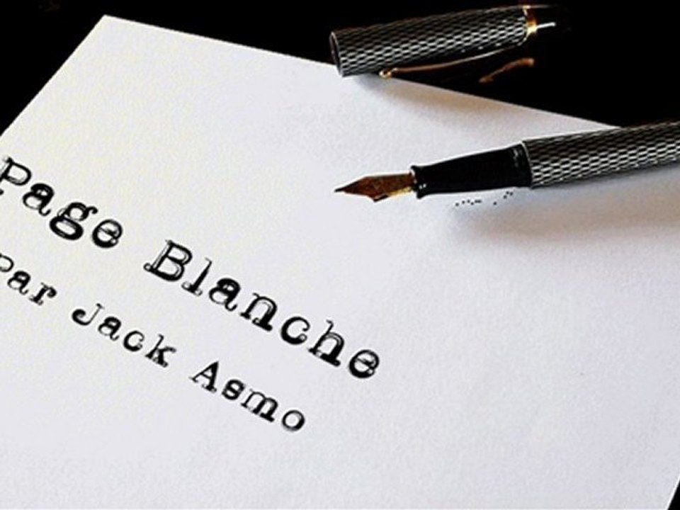 Jack Asmo - Page Blanche [poèmes & proses]