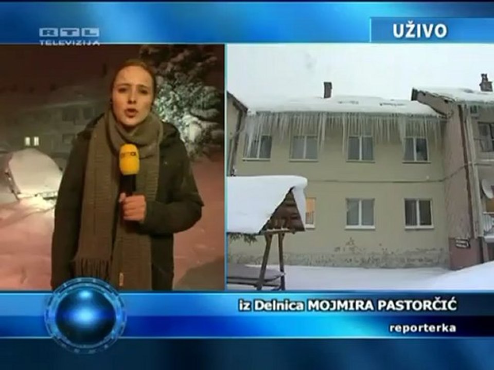 Snow in Croatia 2010