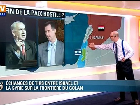 Echanges de tirs entre Israël et la Syrie sur la frontière du Golan