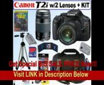 [REVIEW] Canon EOS Rebel T2i 18 MP CMOS APS-C Digital SLR Camera with EF-S 18-55mm f/3.5-5.6 IS II Zoom Lens & EF 75-300mm f/4-5.6 III Telephoto Zoom Lens + 16GB Deluxe Accessory Kit! .