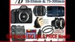 [BEST PRICE] Canon EOS 7D SLR Digital Camera with Canon EF-S 18-55mm f/3.5-5.6 IS Autofocus Lens and Canon Zoom Telephoto EF 75-300mm f/4.0-5.6 III Autofocus Lens + SSE Large 16GB Accessory Package Kit