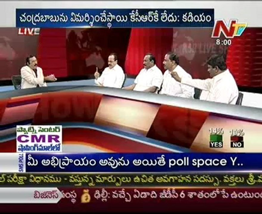 Live Show with KSR-TDP E.Peddireddy-YSR Cong B.Janardhan Reddy-Cong Umesh Rao-S.Ramalinga Reddy-02