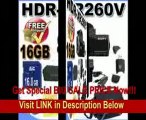 [SPECIAL DISCOUNT] Sony HDRXR260V High-Definition Handycam 8.9 MP Camcorder with 30x Optical Zoom and 160 GB Hard Disk Memory Accessory Saver 16GB FV70 Replacement Battery/Rapid Charger Bundle