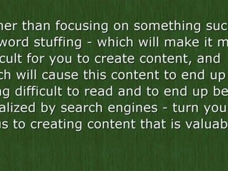 Keyword Stuffing For Your Small Biz Website