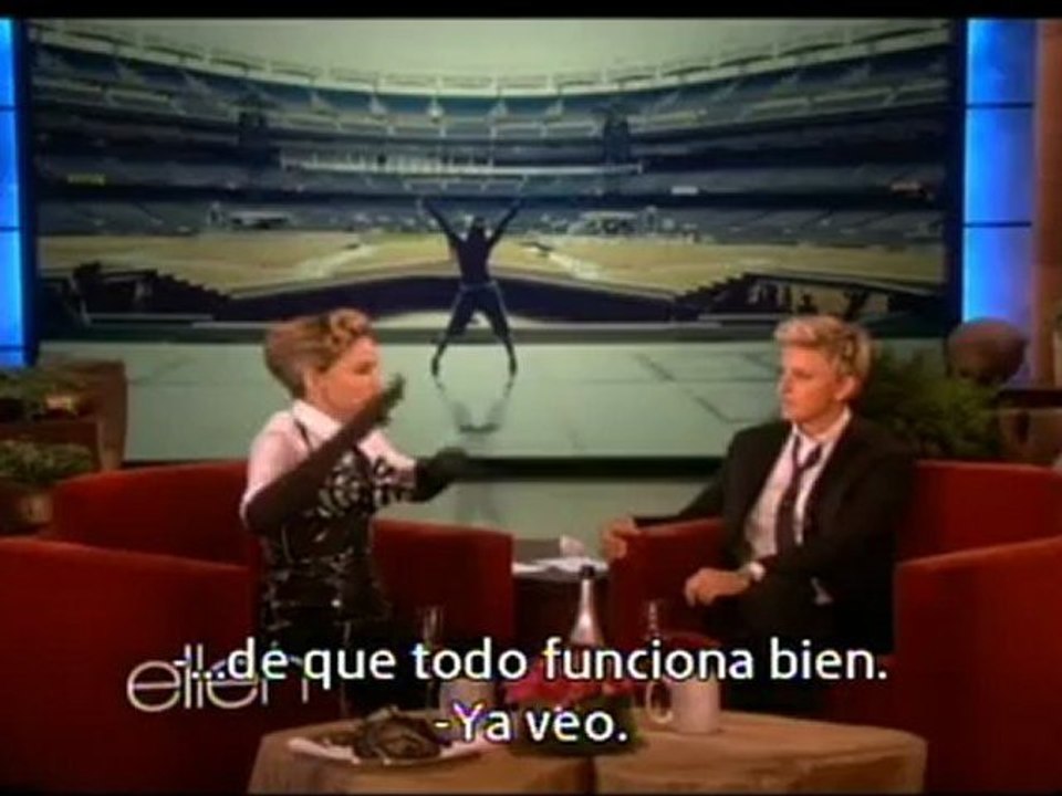 Madonna en Ellen parte 02 Subtitulado