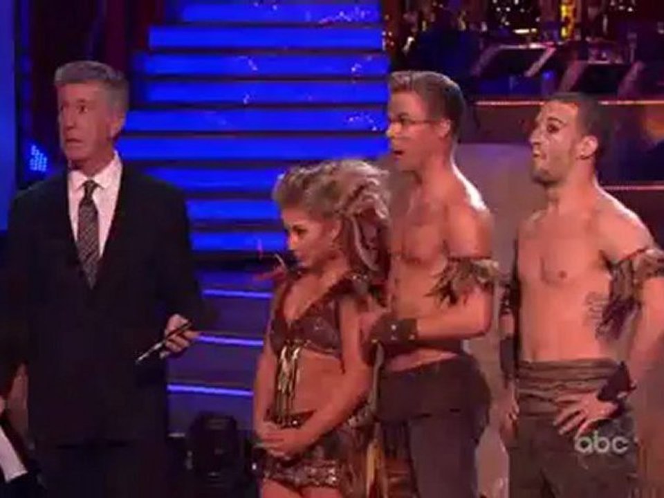 Shawn Johnson, Derek Hough & Mark Ballas - Samba