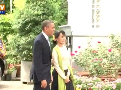 Barack Obama rencontre Aung San Suu Kyi